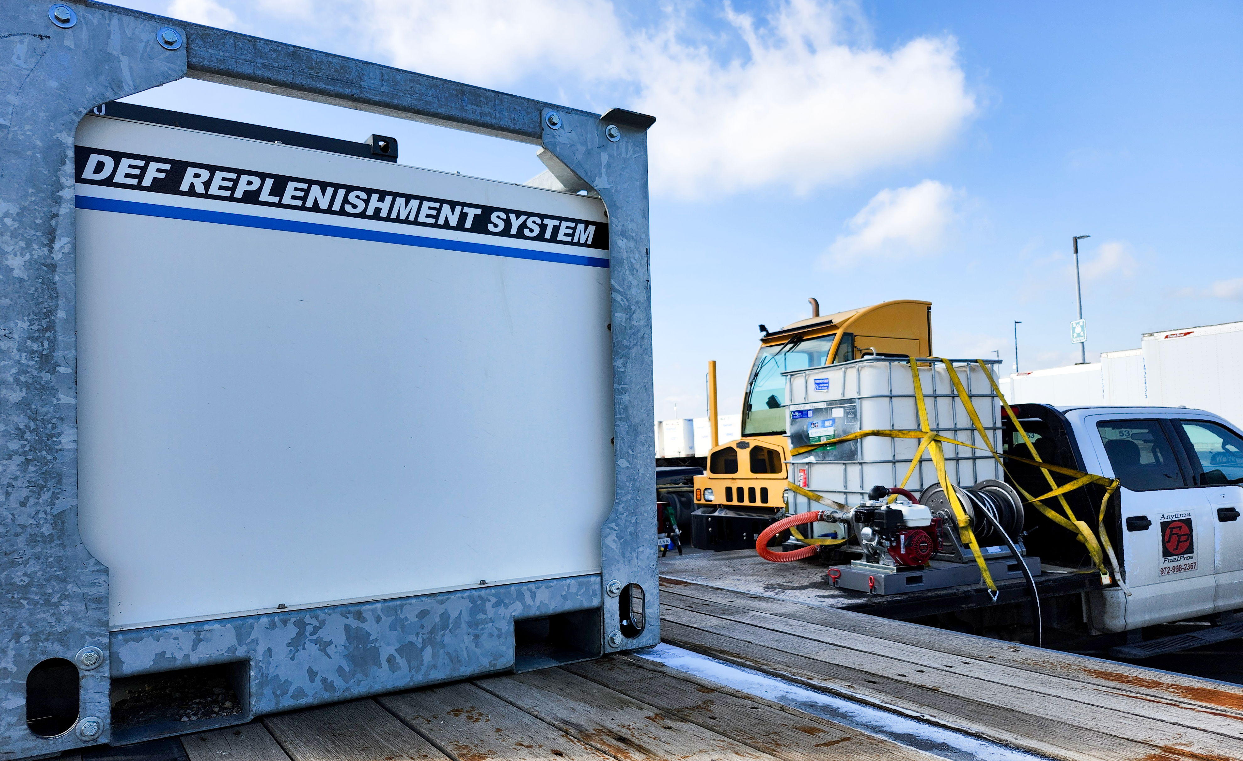 DEF refuel system Def refuel system on site def delivery