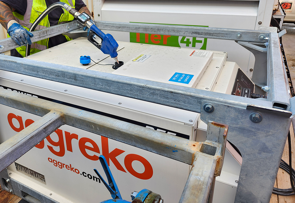 DEF delivery and storage on site